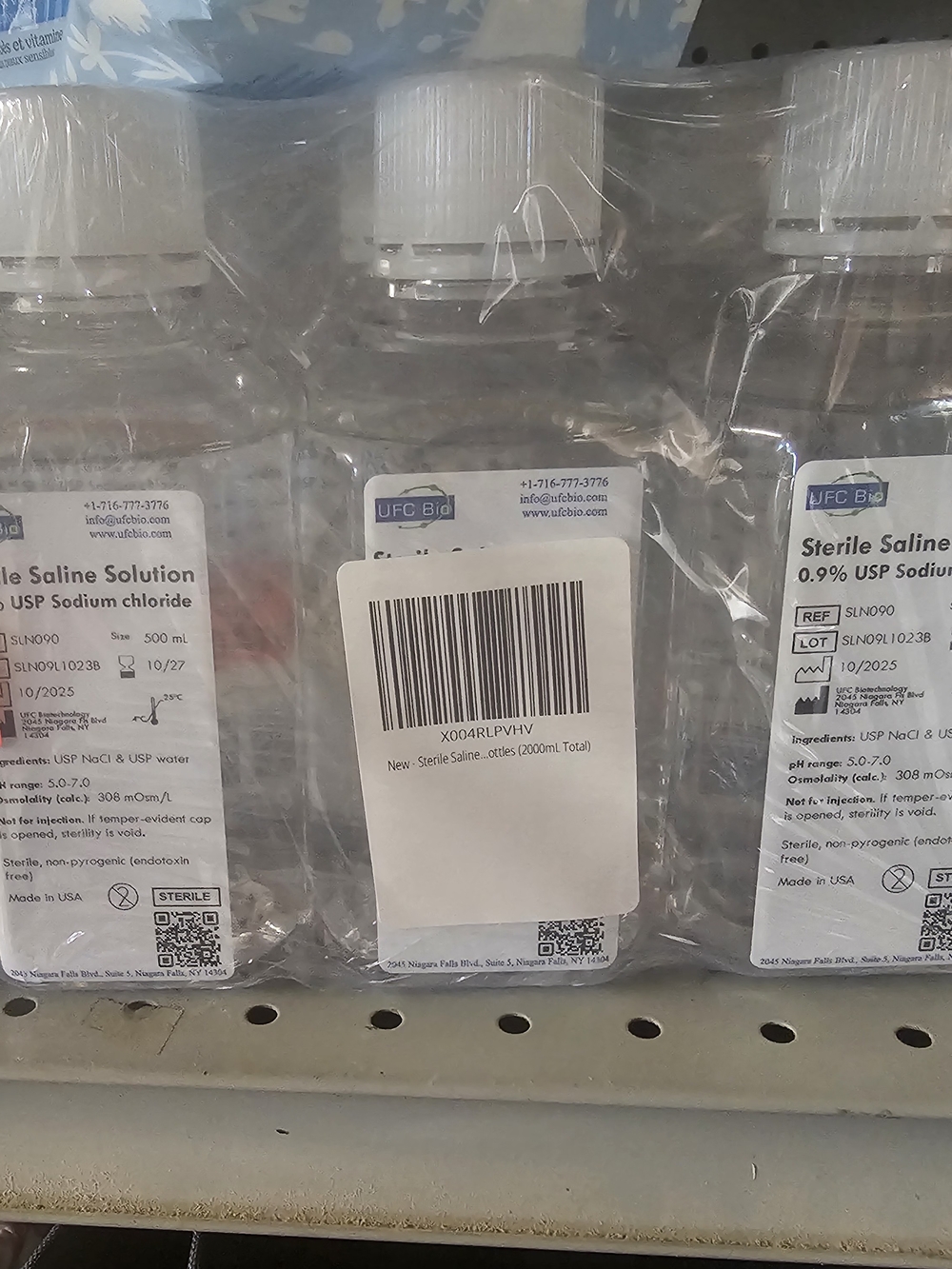 Sterile Saline Solution 0.9% – Clear Bottle (200 mL)